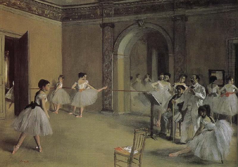 Opera-s dry running hall, Edgar Degas